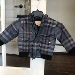 Boys Burberry Winter Jacket  with Hood 2Y